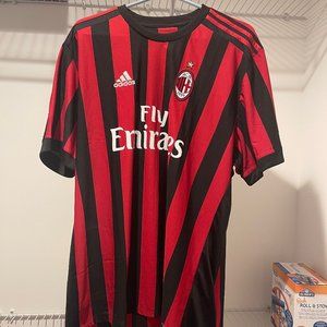 2XL Adidas Authentic AC Milan Home Jersey